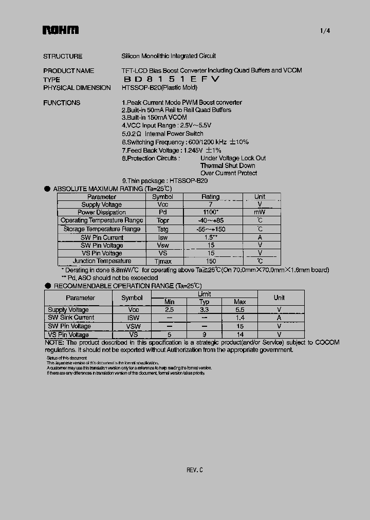 BD8151EFV_1039439.PDF Datasheet