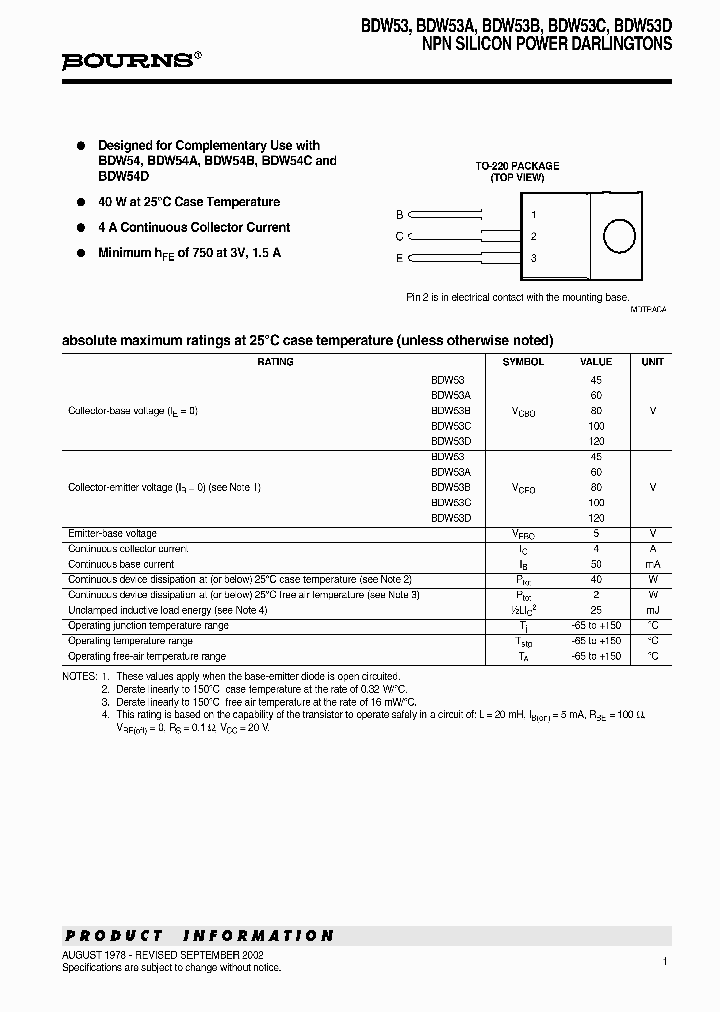 BDW53D_1218945.PDF Datasheet