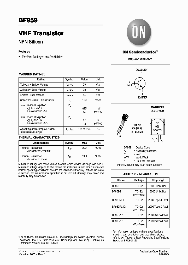 BF959_1219119.PDF Datasheet