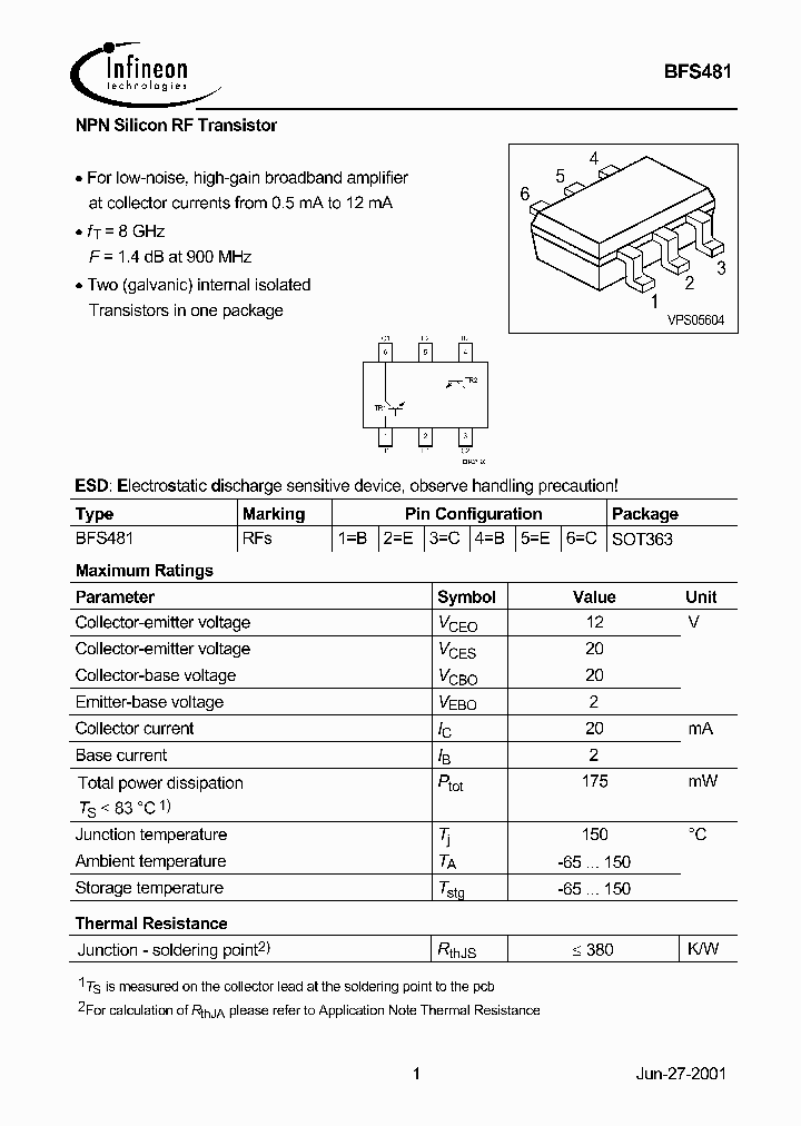 BFS481_1160466.PDF Datasheet