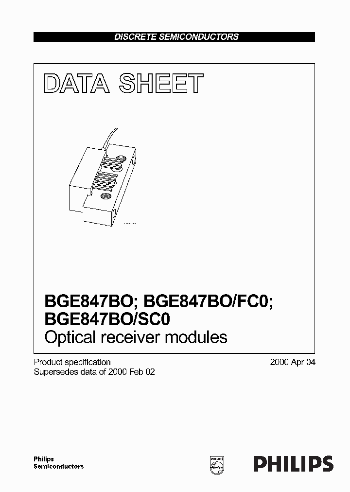 BGE847BO_850565.PDF Datasheet
