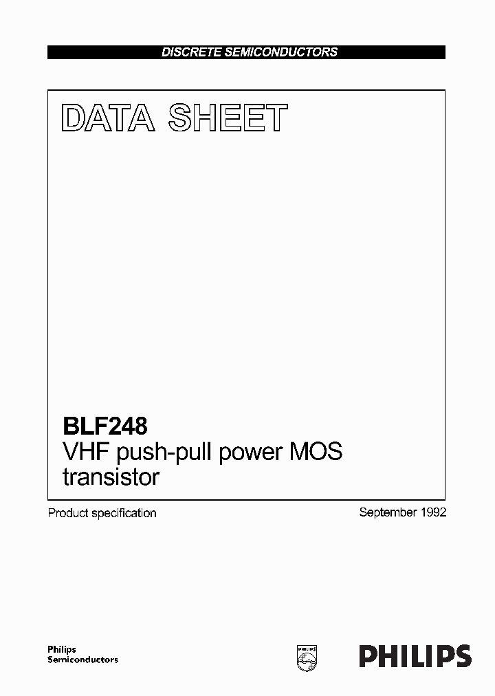 BLF248_1067173.PDF Datasheet