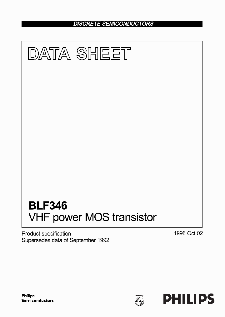 BLF346_1219707.PDF Datasheet