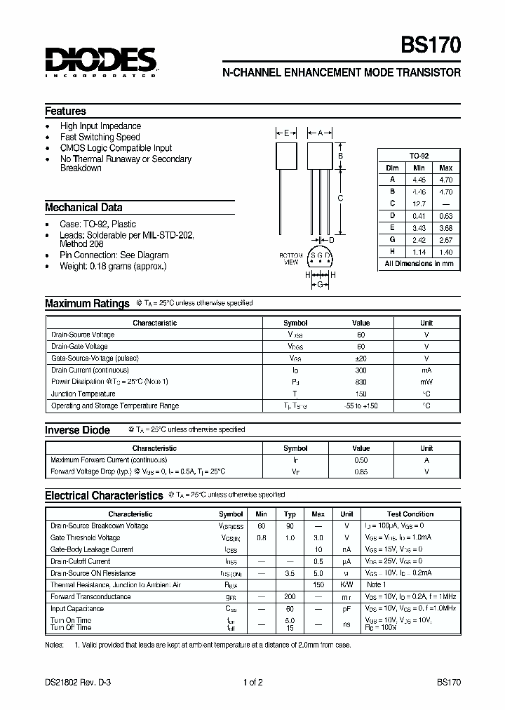 BS170_1023158.PDF Datasheet