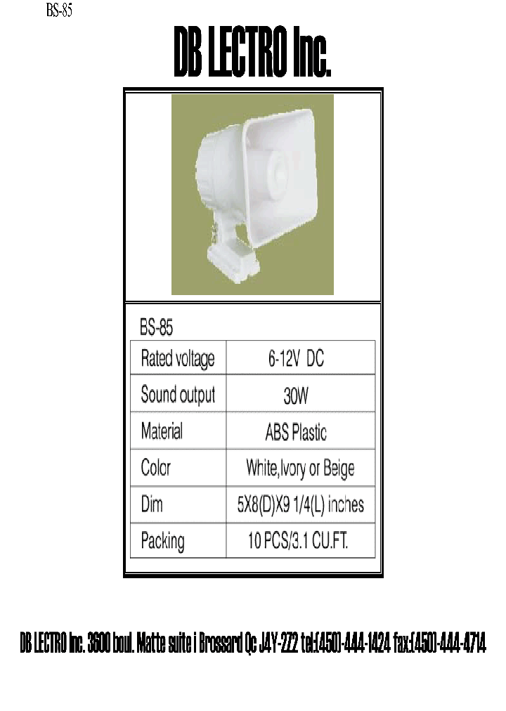BS-85_1220570.PDF Datasheet