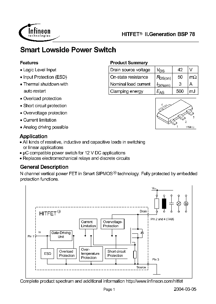 BSP78_1131937.PDF Datasheet