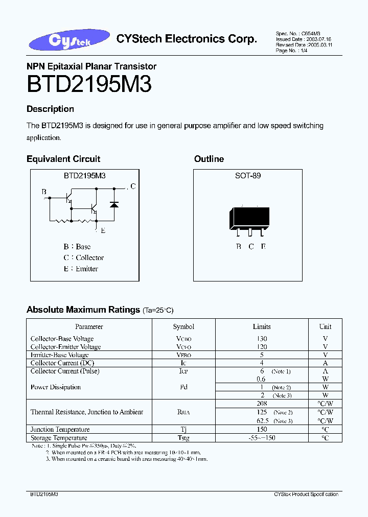 BTD2195M3_1221254.PDF Datasheet