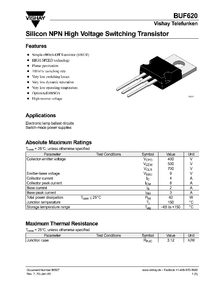 BUF620_1221783.PDF Datasheet