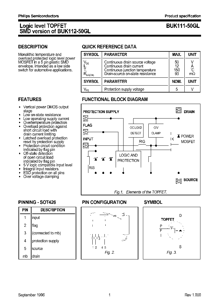 BUK111-50GL_1133680.PDF Datasheet