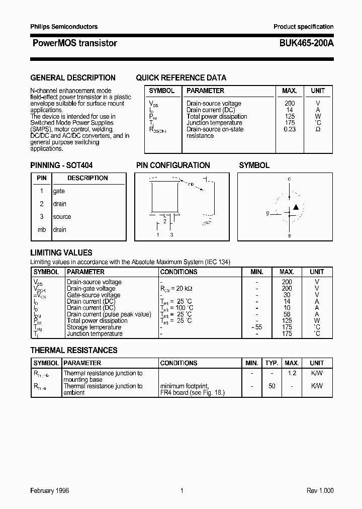 BUK465-200A_1060523.PDF Datasheet