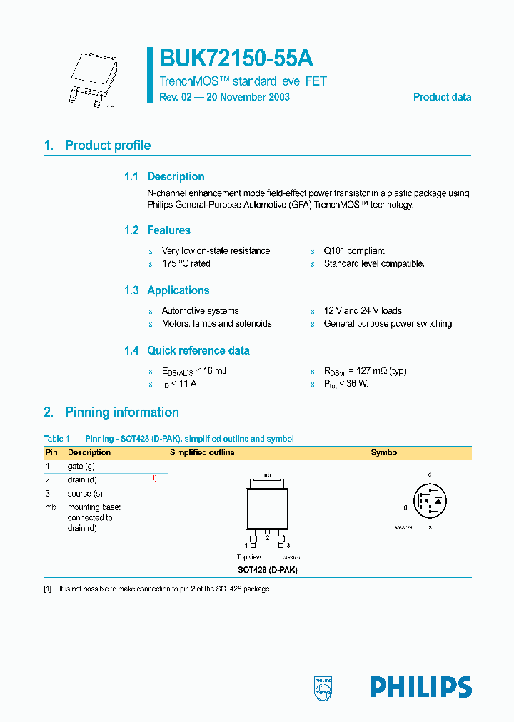 BUK72150-55A_1056961.PDF Datasheet
