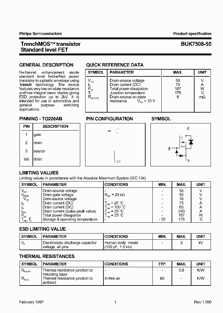 BUK7508-55_1057132.PDF Datasheet
