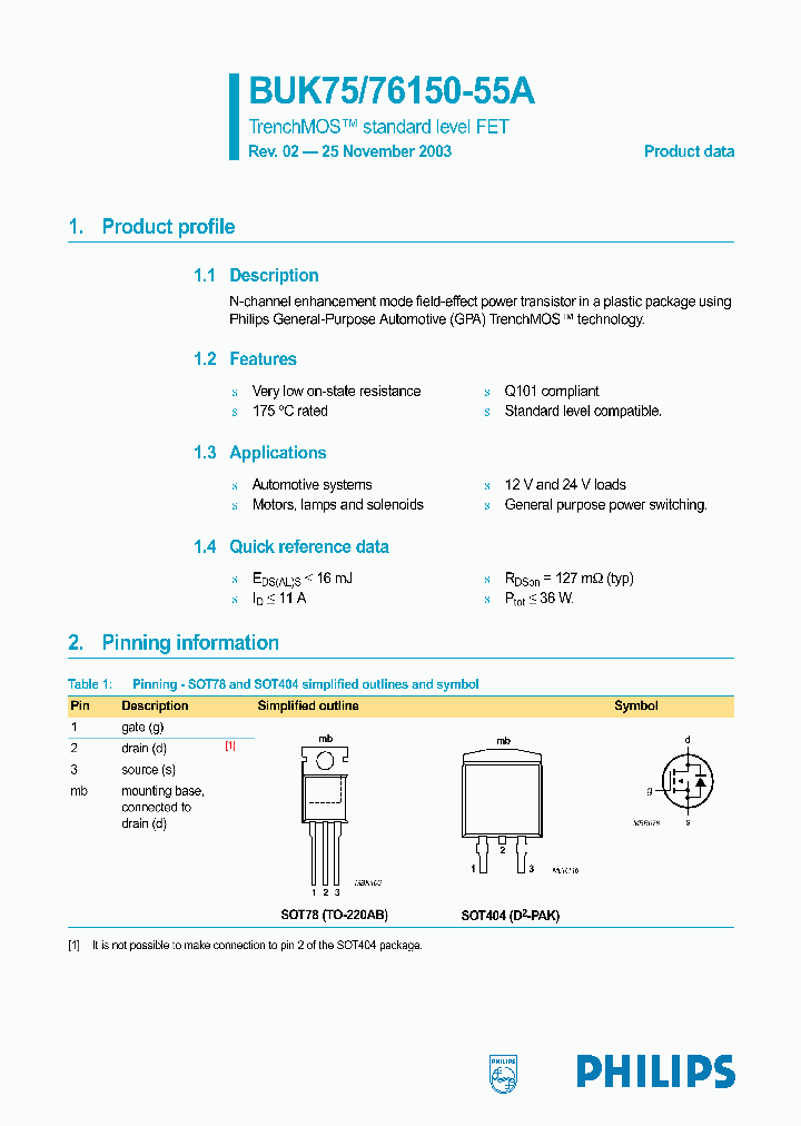 BUK76150-55A_1221969.PDF Datasheet
