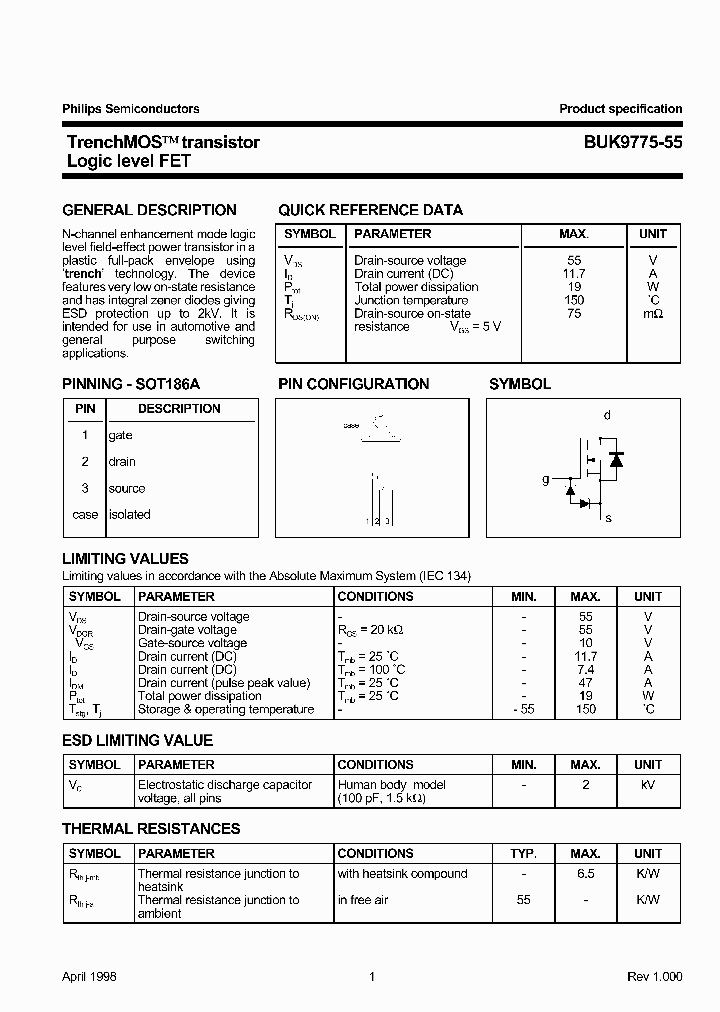 BUK9775-55_1222087.PDF Datasheet