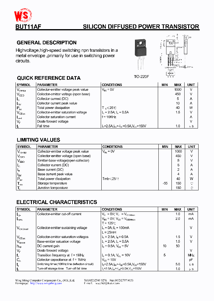 BUT11AF_1222248.PDF Datasheet