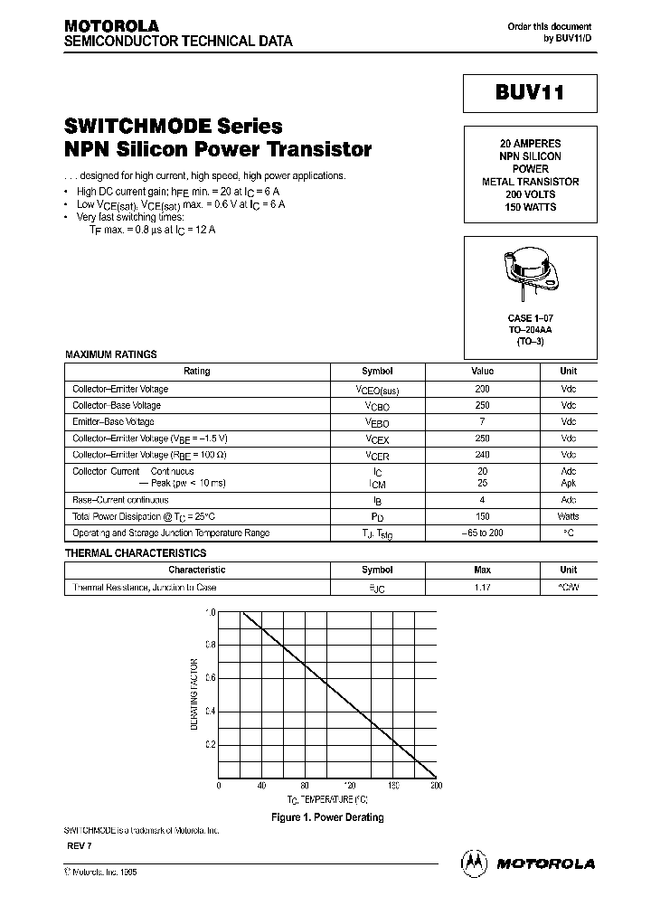 BUV11_1222275.PDF Datasheet