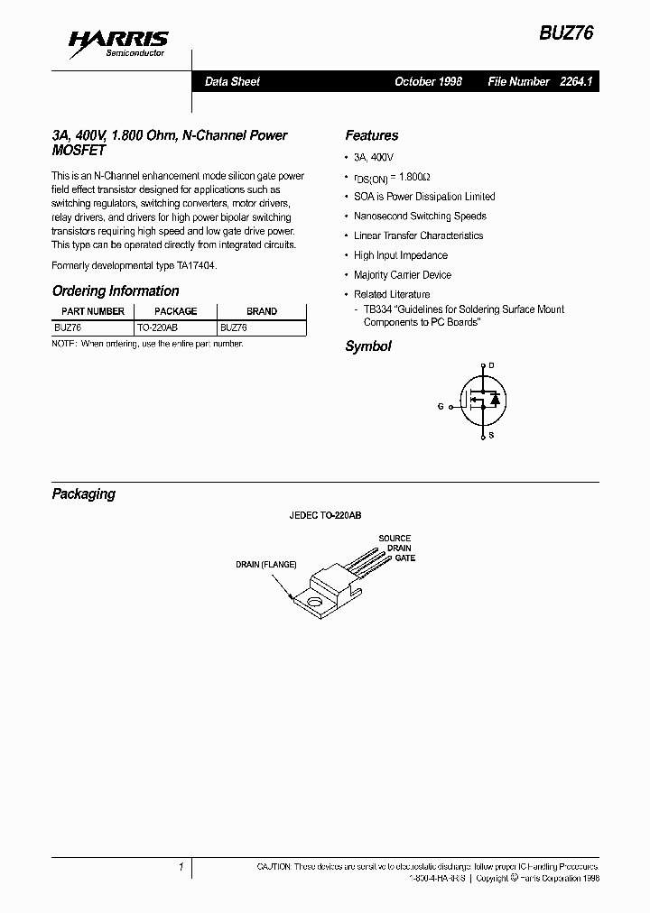 BUZ76_1222429.PDF Datasheet