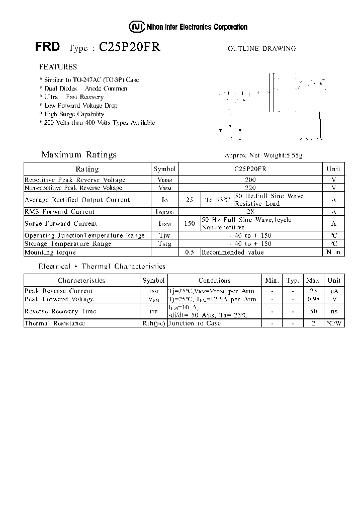 C25P20FR_1223221.PDF Datasheet