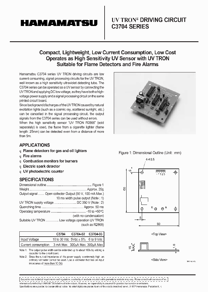 C3704_1223293.PDF Datasheet