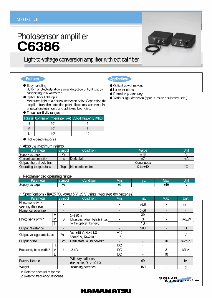 C6386_1223460.PDF Datasheet