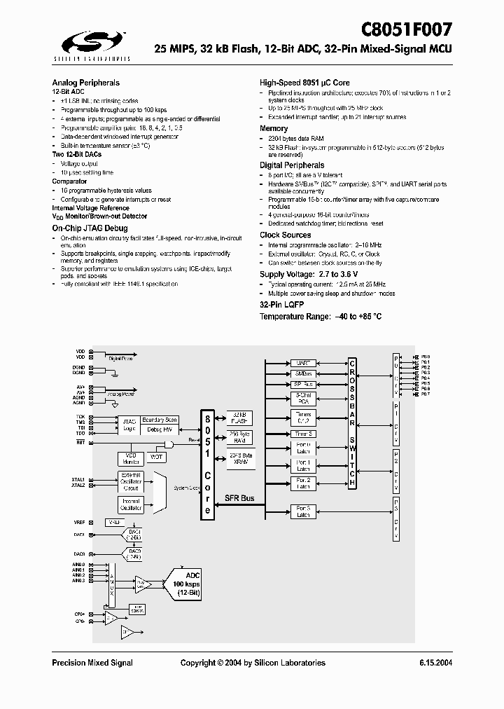 C8051F007_1115593.PDF Datasheet