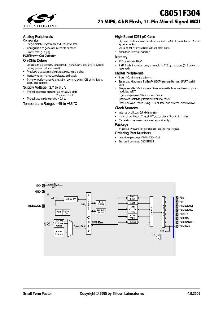 C8051F304_1159478.PDF Datasheet