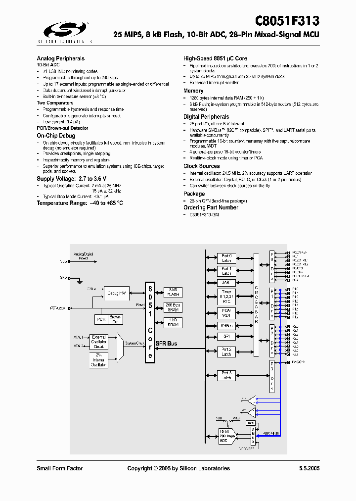C8051F313_1163147.PDF Datasheet