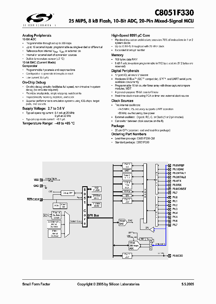 C8051F330-GM_1223775.PDF Datasheet