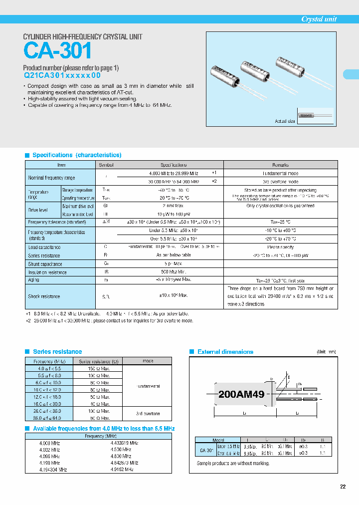 CA-301_1223837.PDF Datasheet