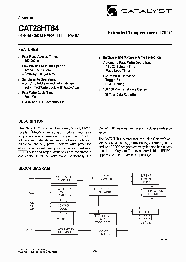 CAT28HT64_1224092.PDF Datasheet