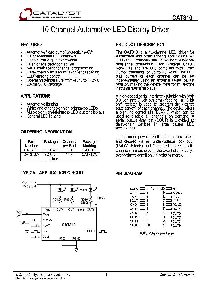 CAT310_1097363.PDF Datasheet