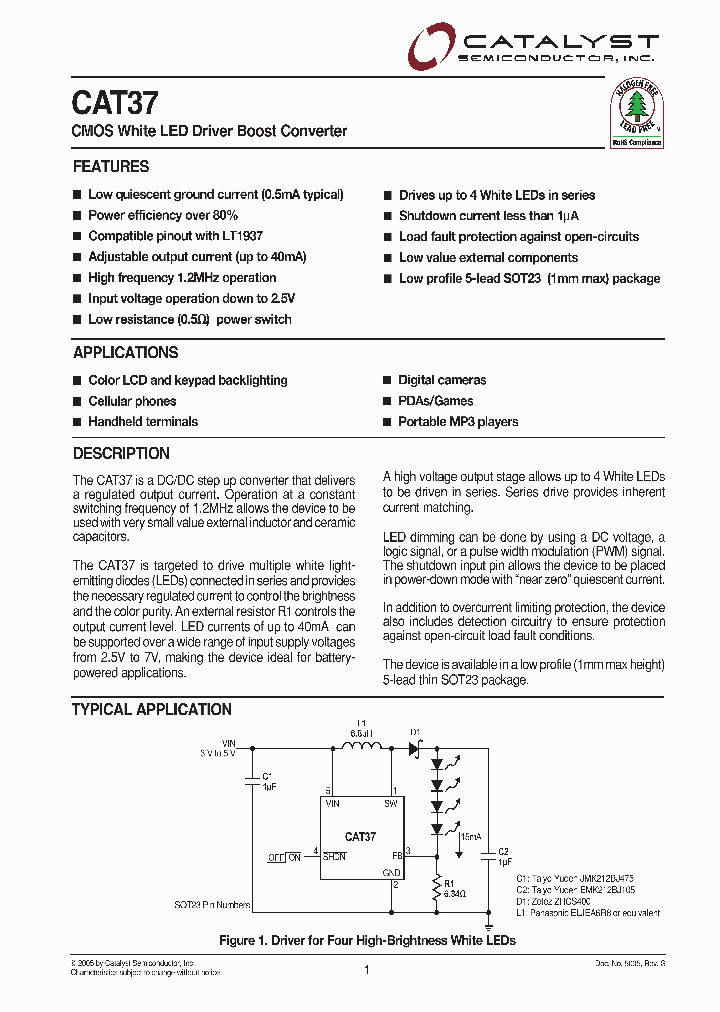 CAT3705_1224121.PDF Datasheet
