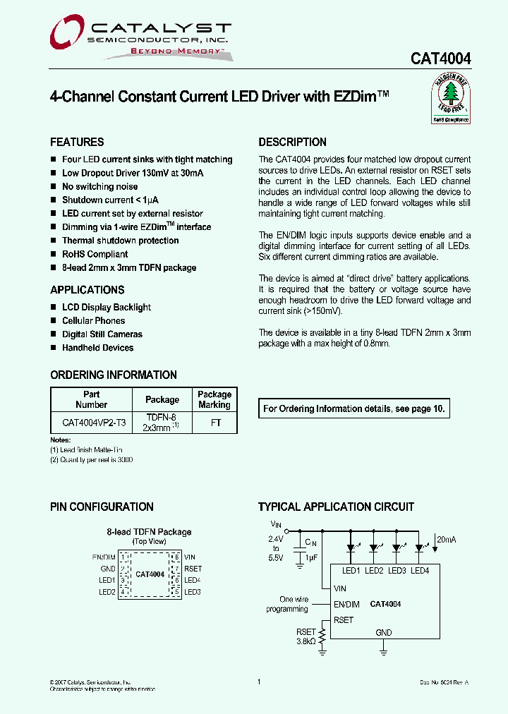 CAT4004_1121164.PDF Datasheet