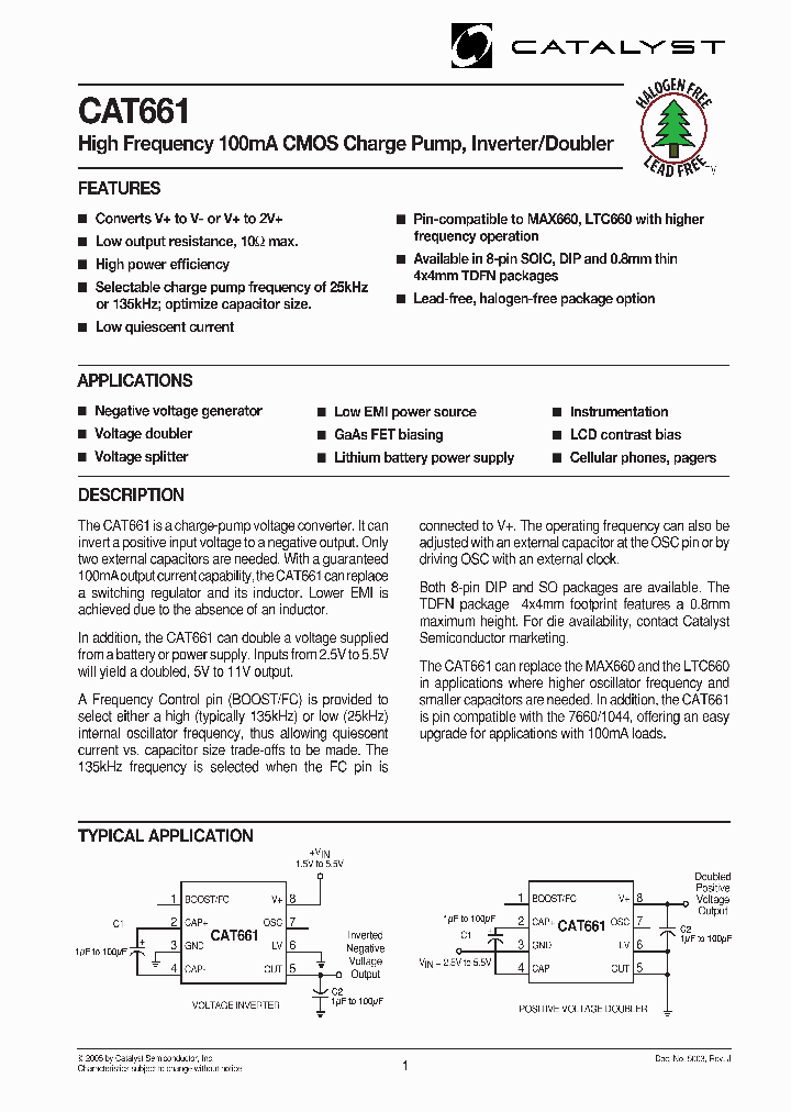 CAT661EZD8_1224177.PDF Datasheet
