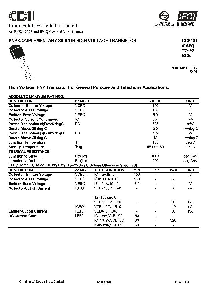 CC5401_1095973.PDF Datasheet
