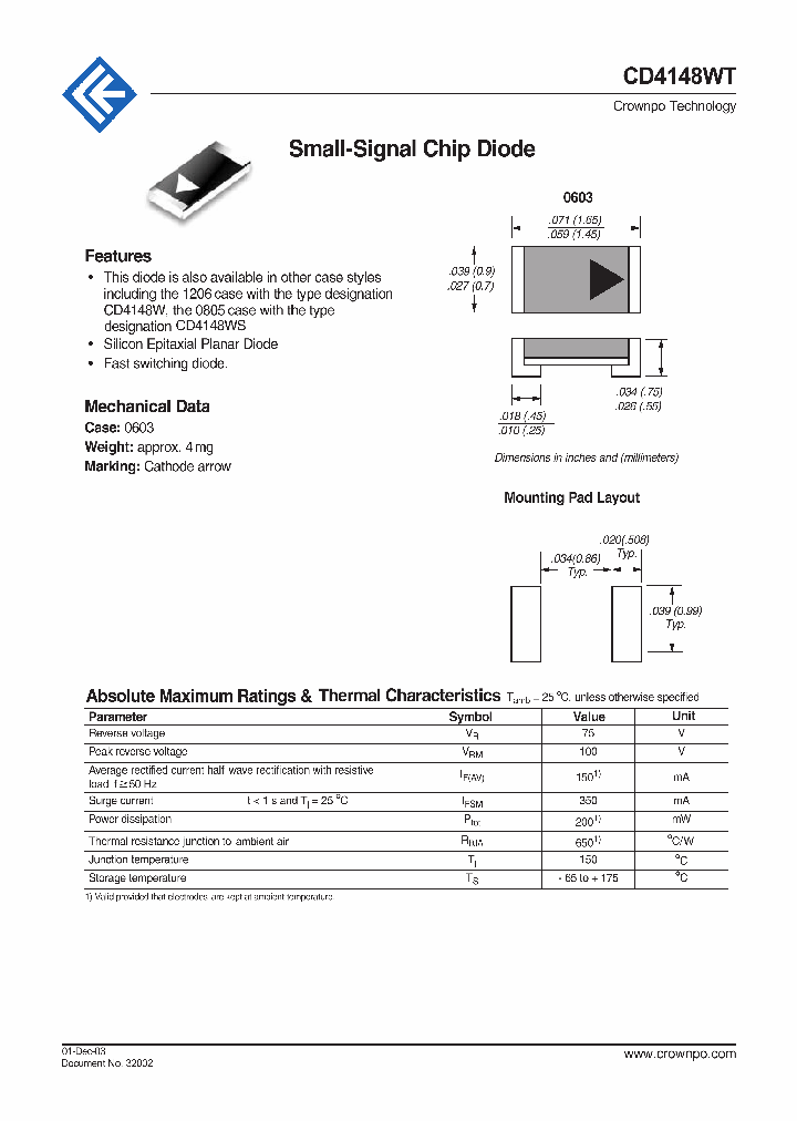 CD4148WT_1136607.PDF Datasheet