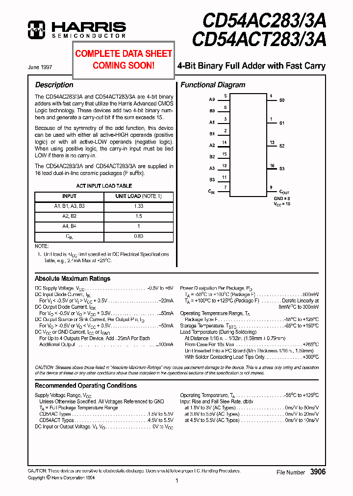 CD54ACT2833A_1224759.PDF Datasheet