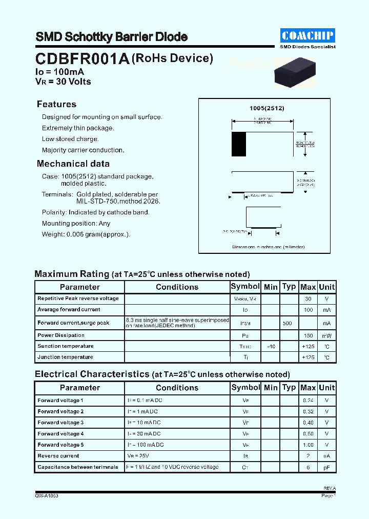 CDBFR001A_1225196.PDF Datasheet