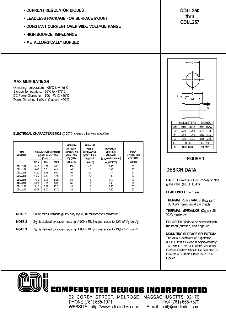CDLL257_1225394.PDF Datasheet