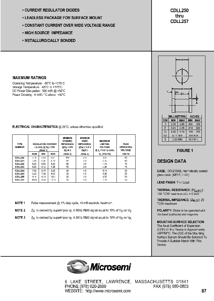 CDLL257_1225395.PDF Datasheet