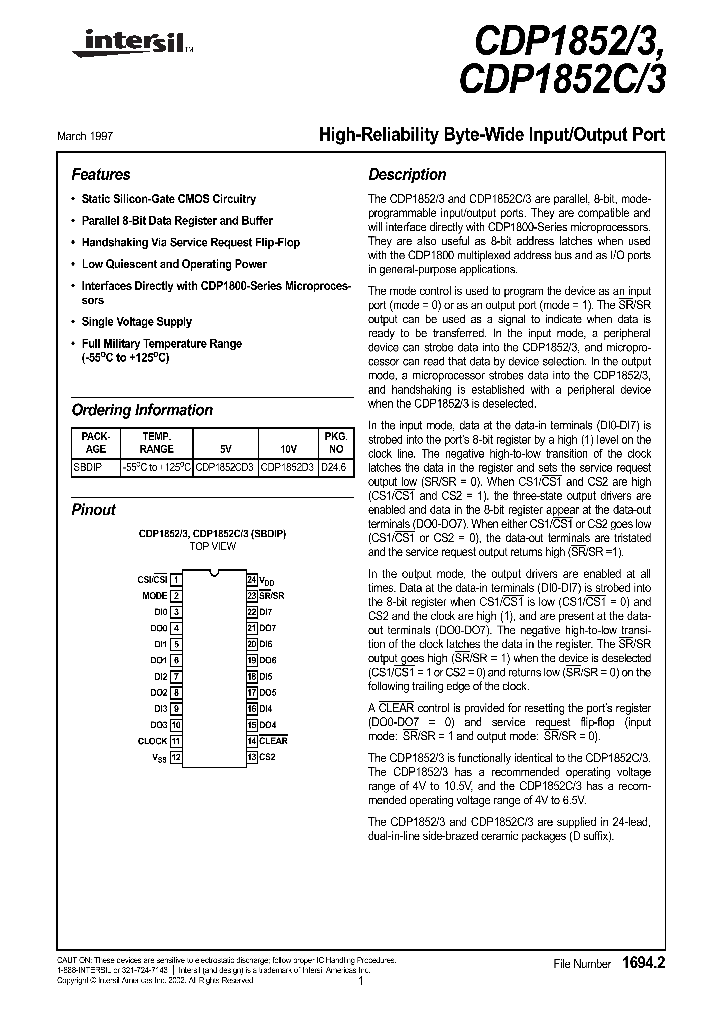 CDP1852C3_886910.PDF Datasheet