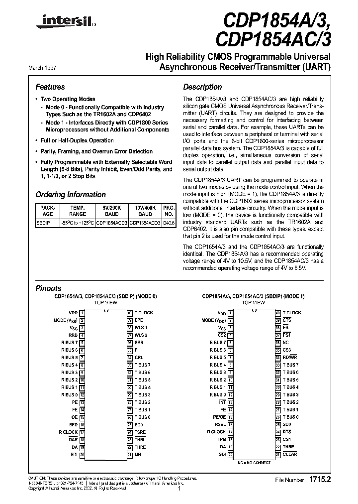 CDP1854A1_1225465.PDF Datasheet