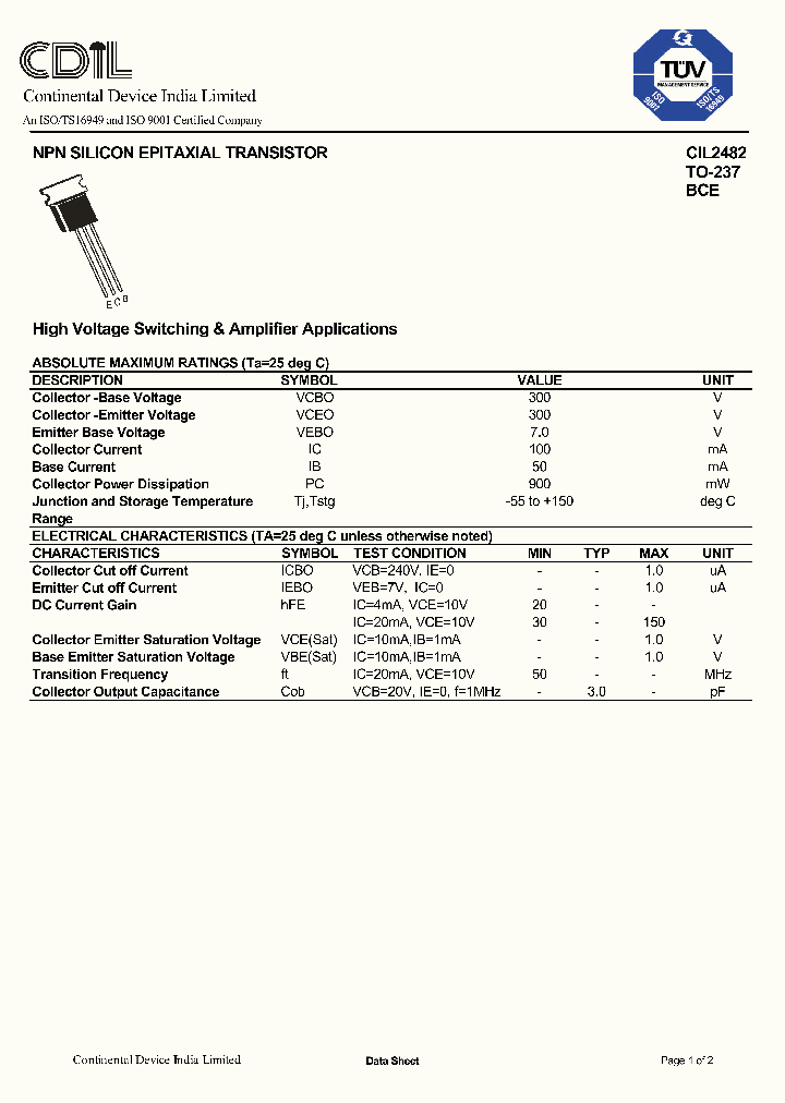 CIL2482_1226226.PDF Datasheet