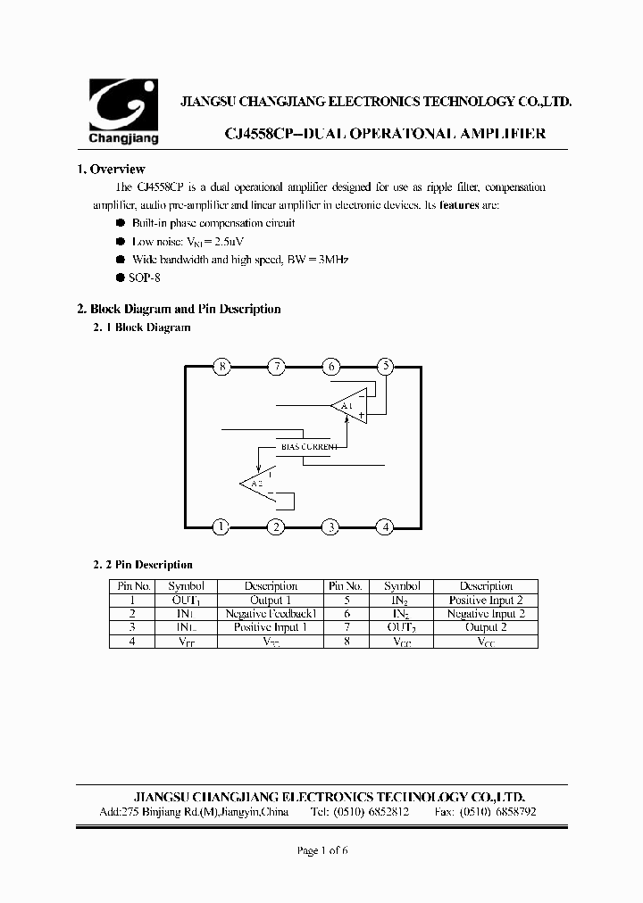 CJ4558CP_1059370.PDF Datasheet