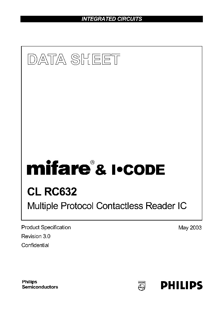 CLRC632_1028171.PDF Datasheet