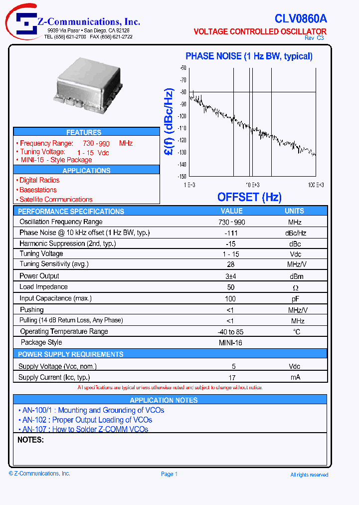 CLV0860A_1113660.PDF Datasheet