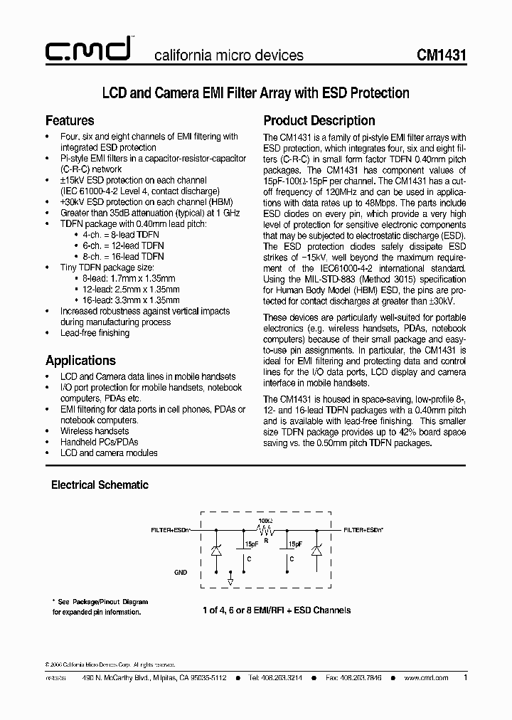 CM1431-08DF_1226755.PDF Datasheet