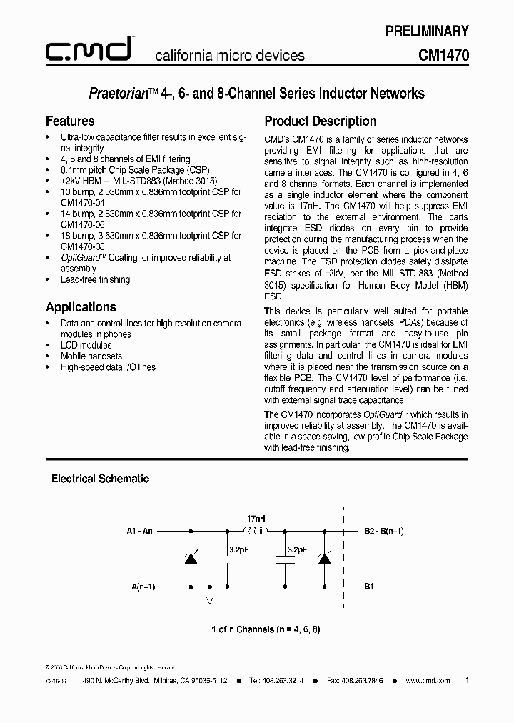 CM1470-08CP_1226761.PDF Datasheet
