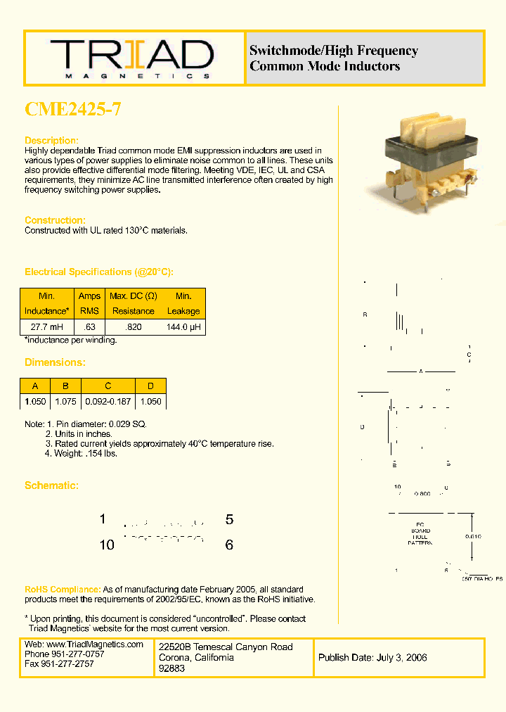 CME2425-7_1111169.PDF Datasheet