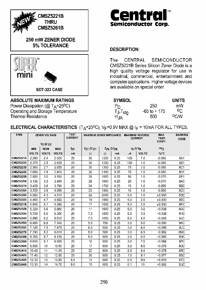 CMSZ5261B_1227505.PDF Datasheet